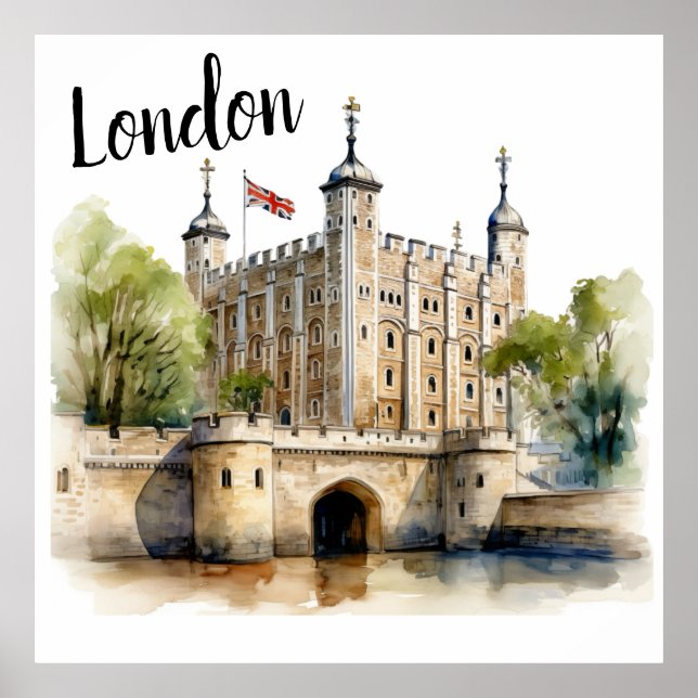 Póster La Torre de Londres: guardián de la historia britá (Frente)