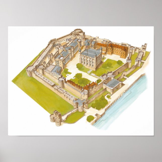 Póster La Torre de Londres. Londres (Frente)