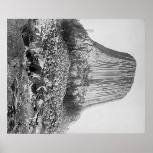 Póster La torre del diablo del oeste con caído