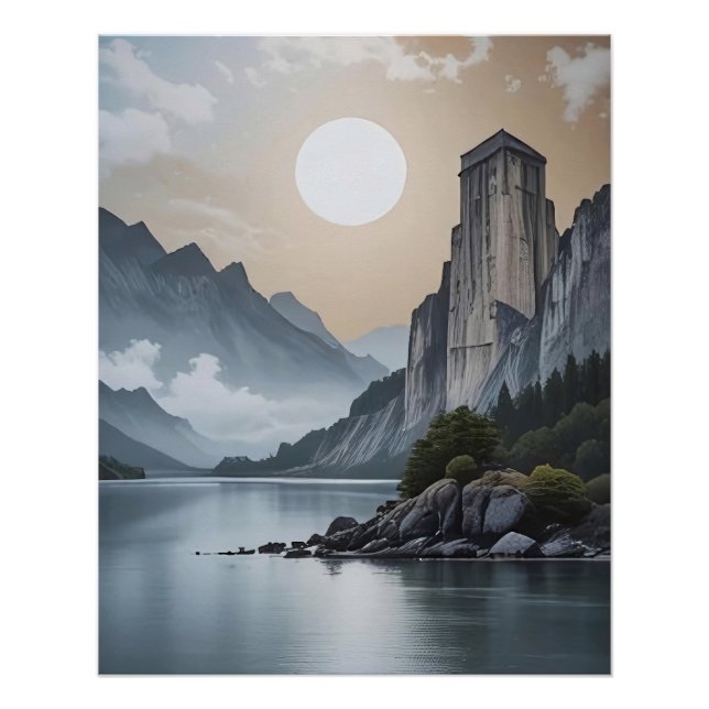 Póster La Torre del Silencio Eterno (Anverso)