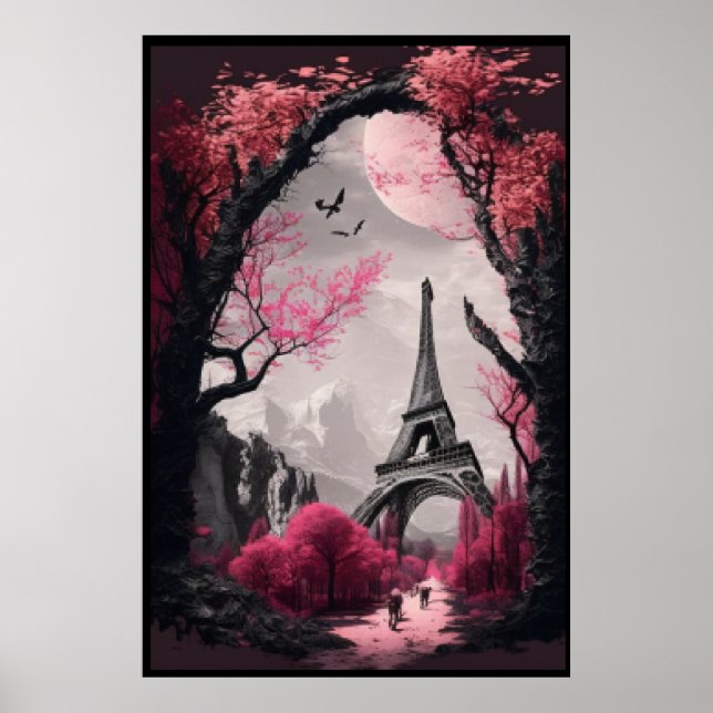 Póster La Torre Eiffel (Frente)