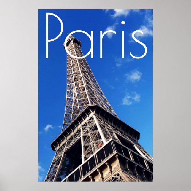 Póster La Torre Eiffel de París (Frente)