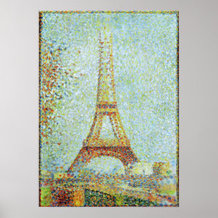 Póster La Torre Eiffel - Famosa pintura