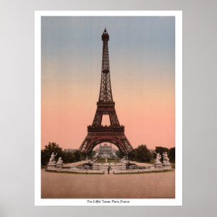 Póster La Torre Eiffel, París, Francia