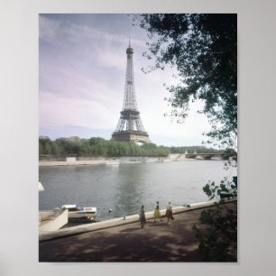 Póster La Torre Eiffel. París, hacia 1960.