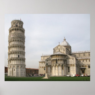 Póster La Torre inclinada de Pisa