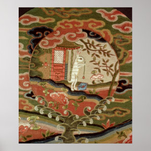 Póster La tortuga y la liebre, el periodo Edo