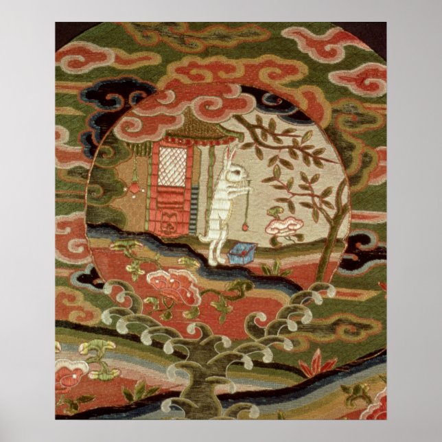 Póster La tortuga y la liebre, el periodo Edo (Frente)