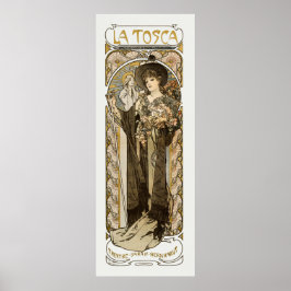 Póster La Tosca Alphonse Mucha Grande
