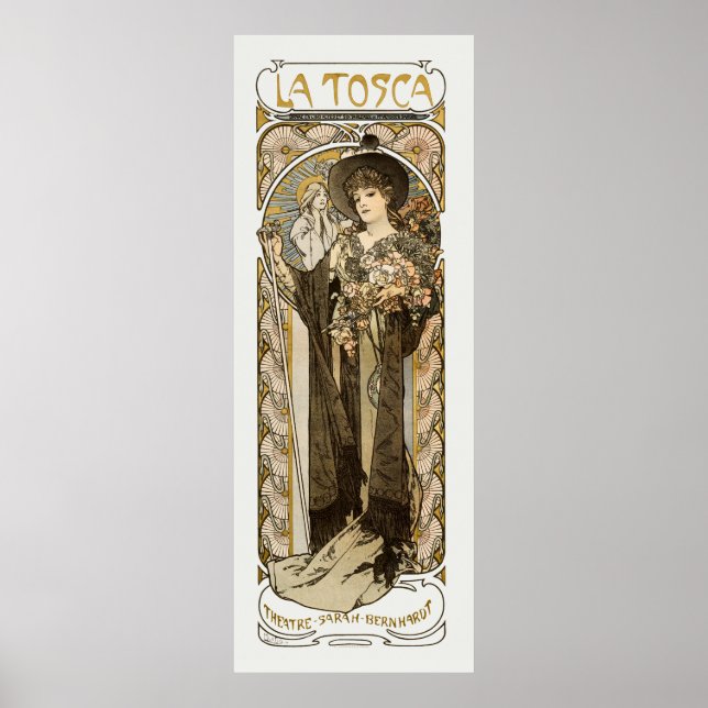 Póster La Tosca Alphonse Mucha Grande (Frente)