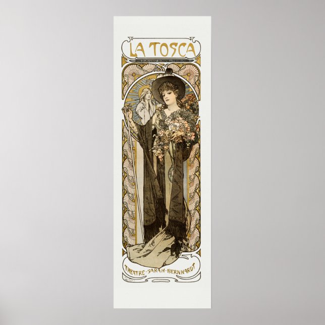 Póster La Tosca Alphonse Mucha Pequeña (Frente)