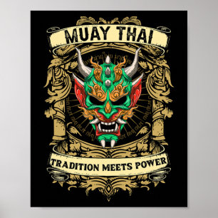 Póster La tradición se une al poder: kickboxing y Muay Th