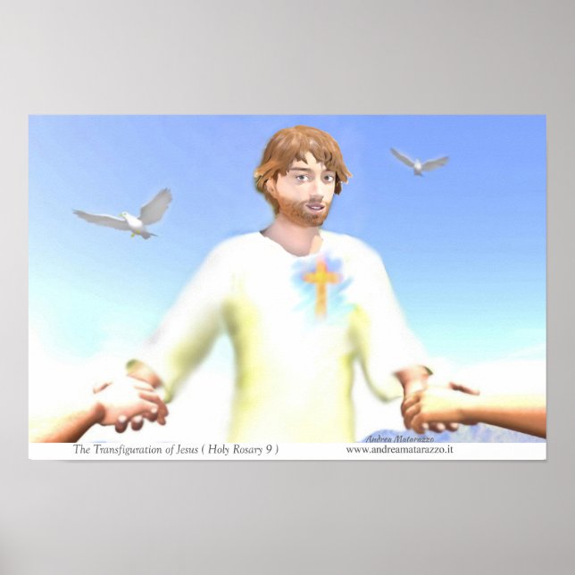 Póster La Transfiguración de Jesús (Frente)