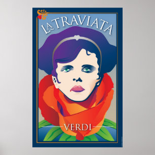 Póster La Traviata, ópera