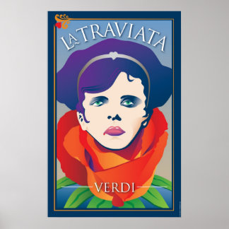 Póster La Traviata, ópera