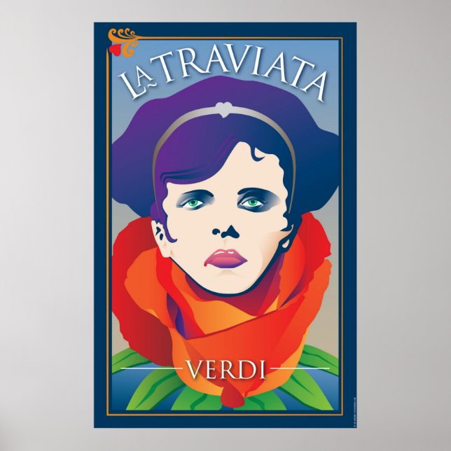 Póster La Traviata, ópera (Frente)
