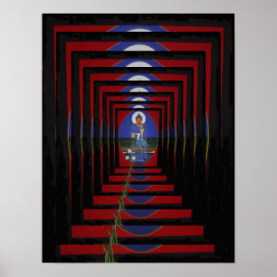 Póster La trayectoria multiplicada por ocho noble