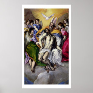 Póster La Trinidad, 1577-79 (aceite sobre lienzo)