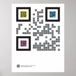 Póster La Trinidad en el código QR