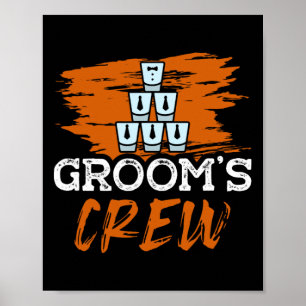 Póster La tripulación de Groom por una beca divertida par