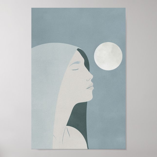 Póster La Triste Mujer (Frente)