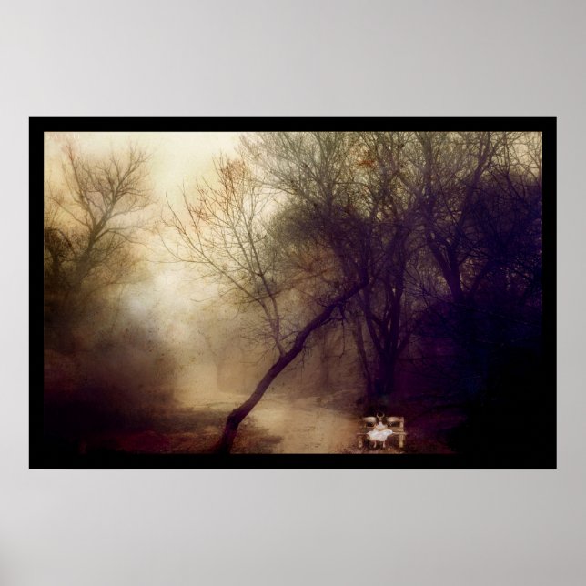 Póster la tristeza huye. (Frente)