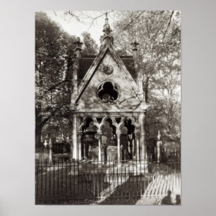 Póster La tumba de Abelard y de Heloise, construida en