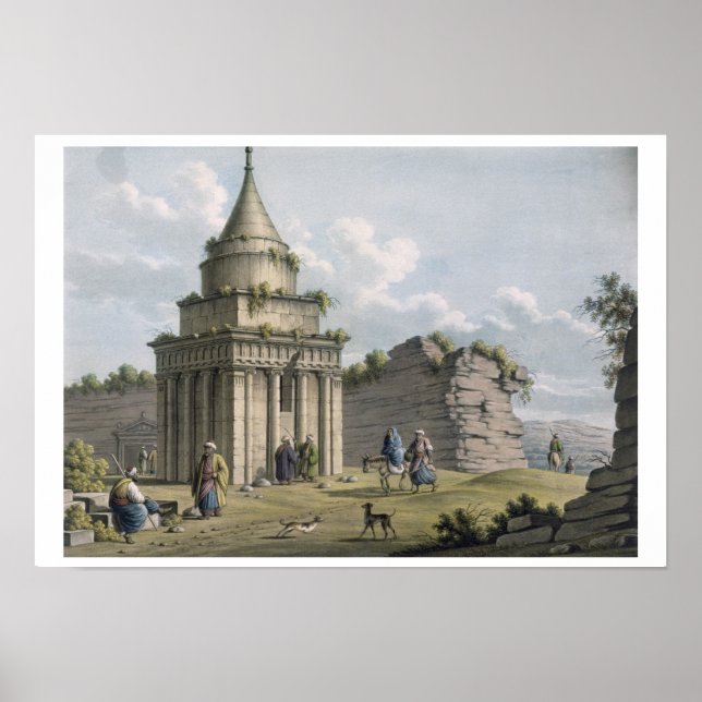 Póster La tumba de Absalom, Jerusalén, pub. (Frente)