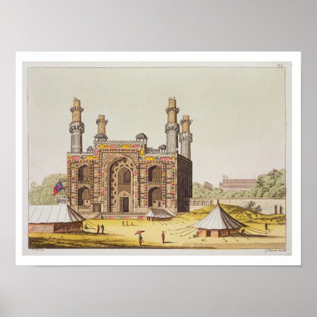 Póster La tumba del emperador mogol Akbar, de 'Le Cos. (Frente)