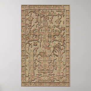 Póster La tumba del poster de Pacal