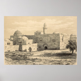 Póster La tumba del Rey David en Jerusalén