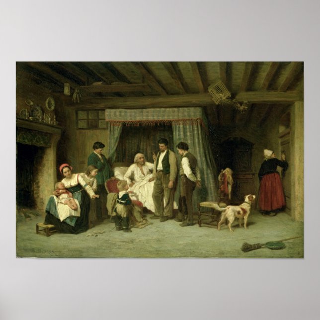 Póster La última advertencia, 1886 (Frente)