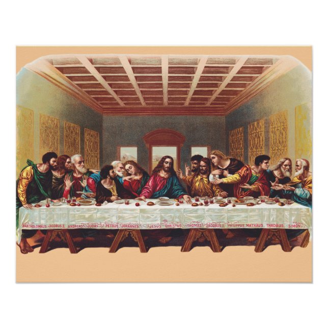 Póster La última cena (Anverso)