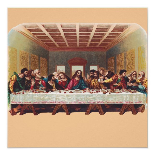 Póster La última cena (Anverso)