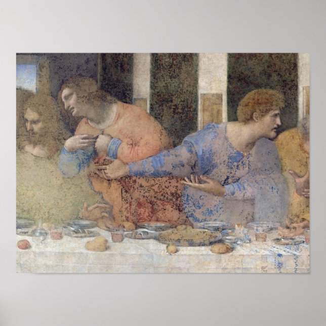 Póster La última cena, 1495-97 2 (Frente)