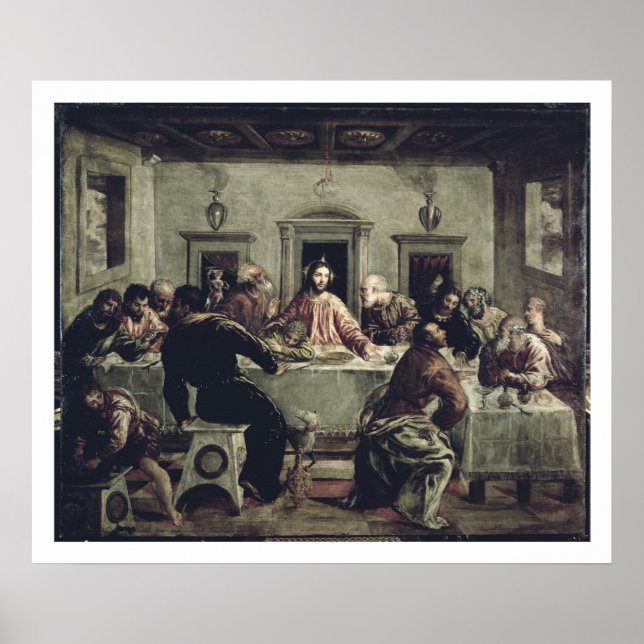 Póster La última cena (aceite sobre lienzo) 2 (Frente)