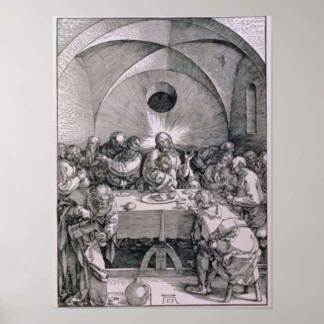 Póster La última cena de la "gran pasión" (Frente)