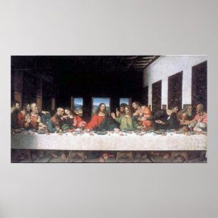 Póster La última cena de Leonardo da Vinci