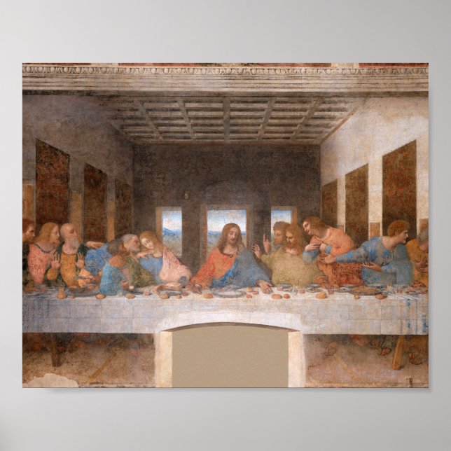 Póster La última cena de Leonardo Da Vinci (Frente)