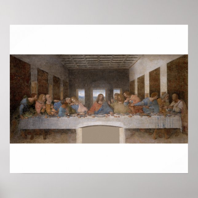 Póster La Última Cena de Leonardo Da Vinci (Frente)
