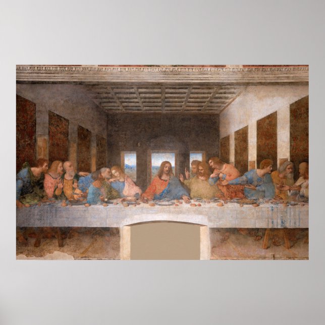 Póster La última cena de Leonardo Da Vinci (Frente)