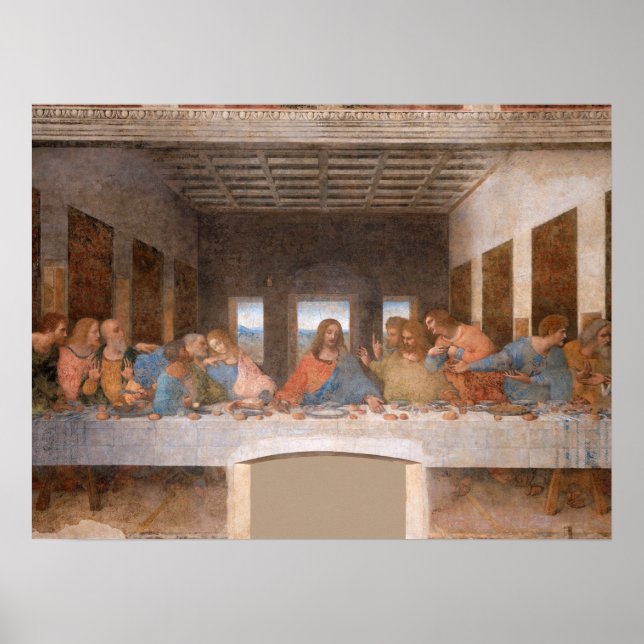 Póster La última cena de Leonardo Da Vinci (Frente)