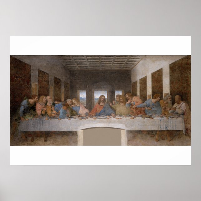 Póster La Última Cena de Leonardo Da Vinci (Frente)