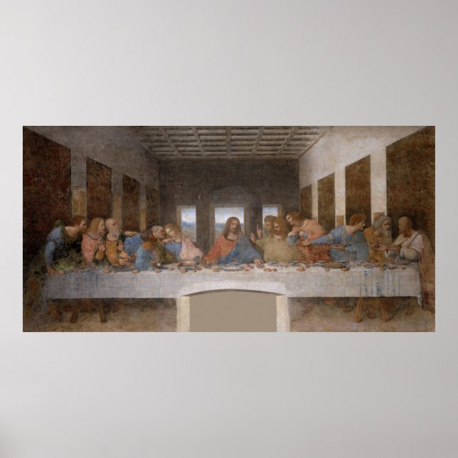 Póster La última cena de Leonardo Da Vinci (Frente)