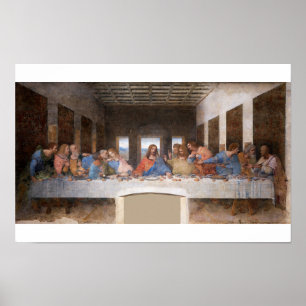 Póster La Última Cena de Leonardo da Vinci (1495-1498)