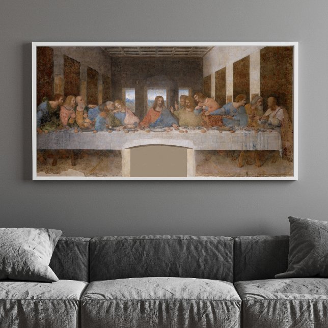 Póster La última cena de Leonardo da Vinci (1495-1498) ("Iconic Renaissance Art: The Last Supper by Leonardo da Vinci")