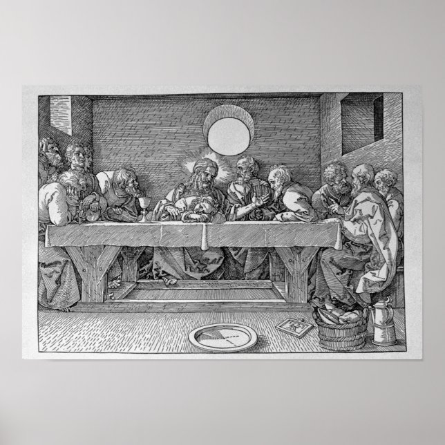 Póster La Última Cena, pub. 1523 (Frente)