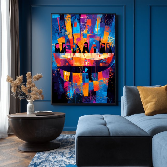 Póster La Última Cena Reimaginada – Geométrico Abstracto  (Subido por el creador)
