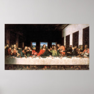 Póster La última cena (restaurada)
