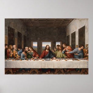 Póster "La Última Cena" – Versión Mejorada